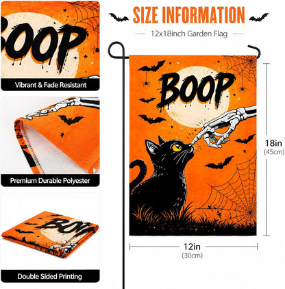 BOOP Halloween Garden Flag