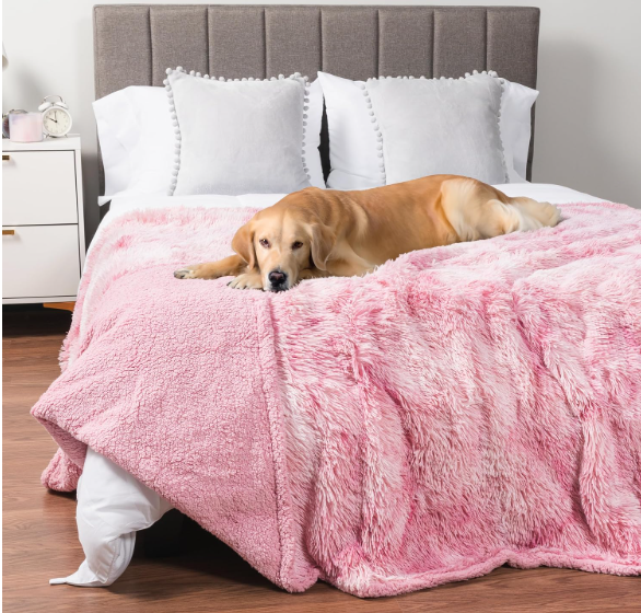Fluffy Sherpa Waterproof Pet Blanket