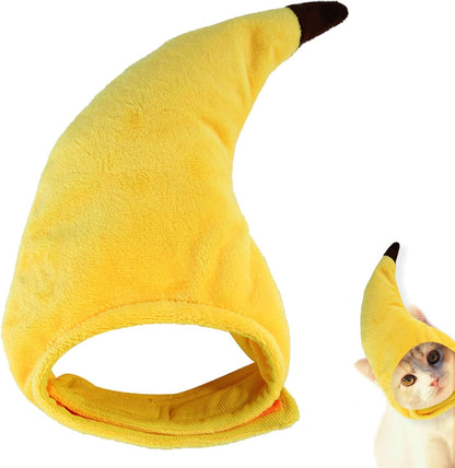 Small Pet Banana Hat Costume
