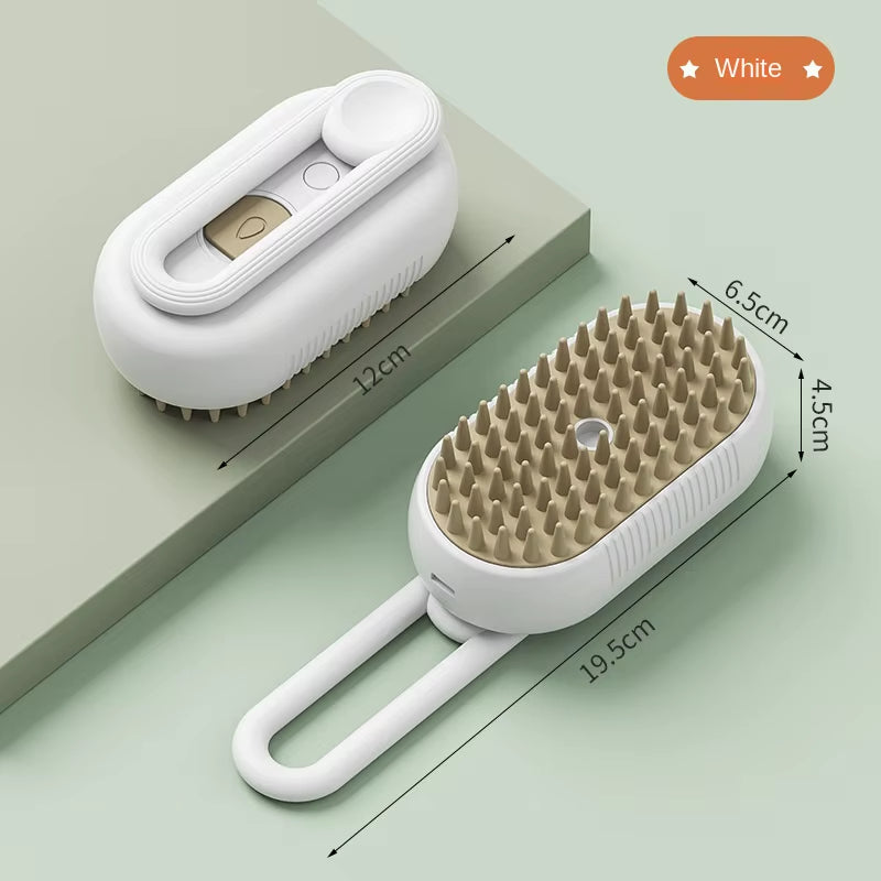 Steam Pet Brush for Removing Tangled and Loose Hair