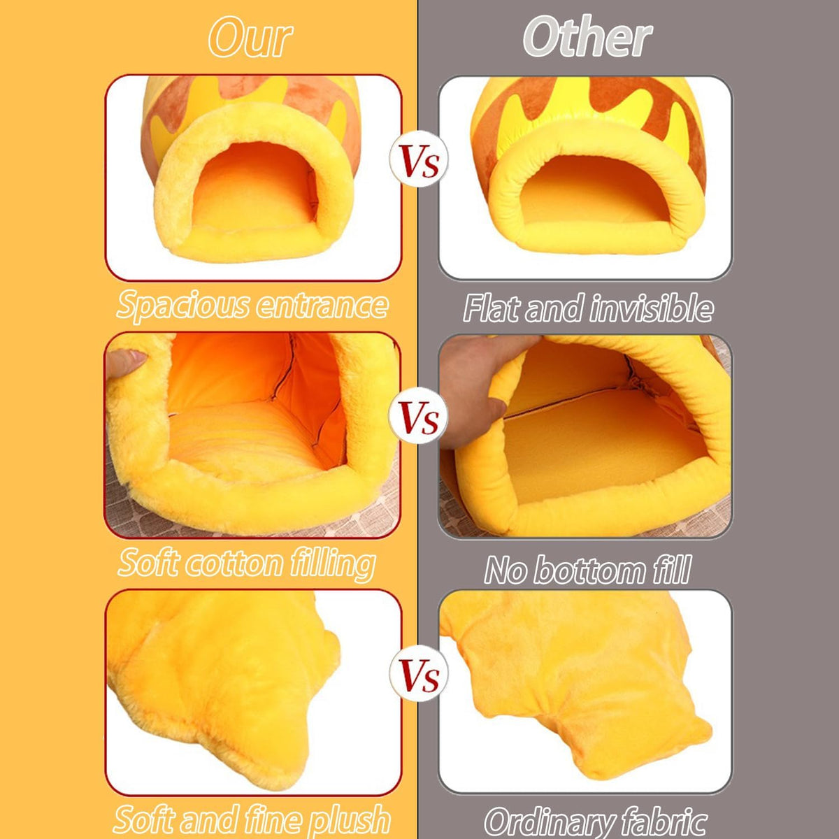 Honey Pot Cave Bed for Small Pets