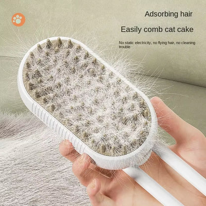 Steam Pet Brush for Removing Tangled and Loose Hair
