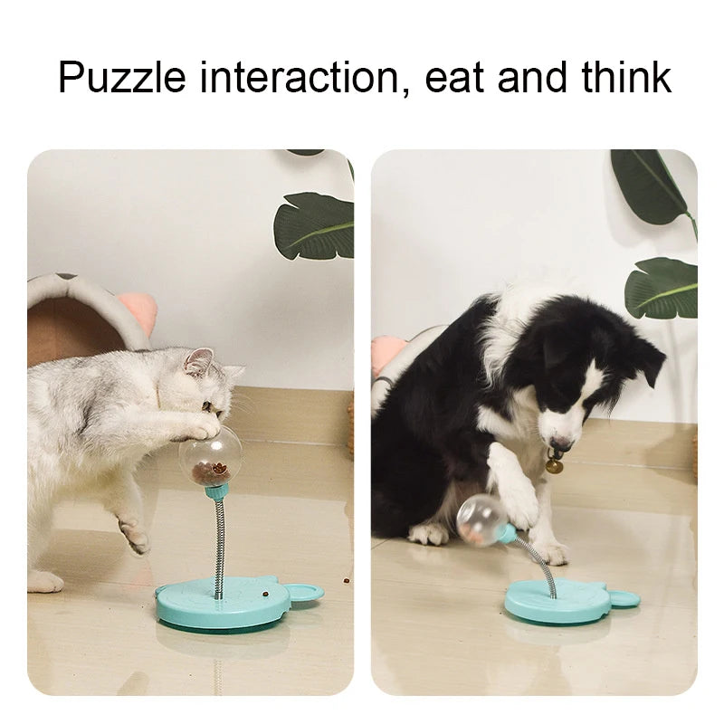 Pet Puzzle Food Ball Interactive Treat Dispensing Toy