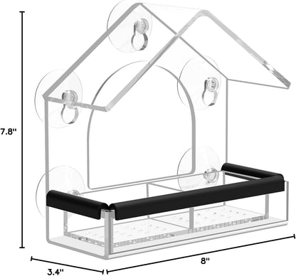 Extra Strong Clear Window Bird Feeder