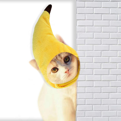 Small Pet Banana Hat Costume