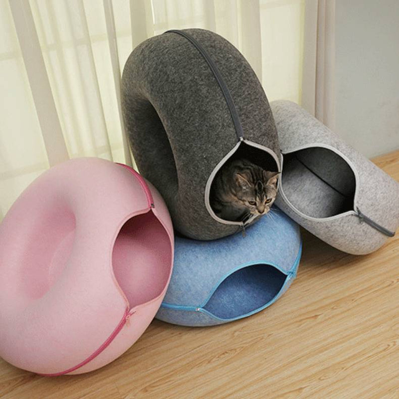 Felt Cat Tunnel Scratcher