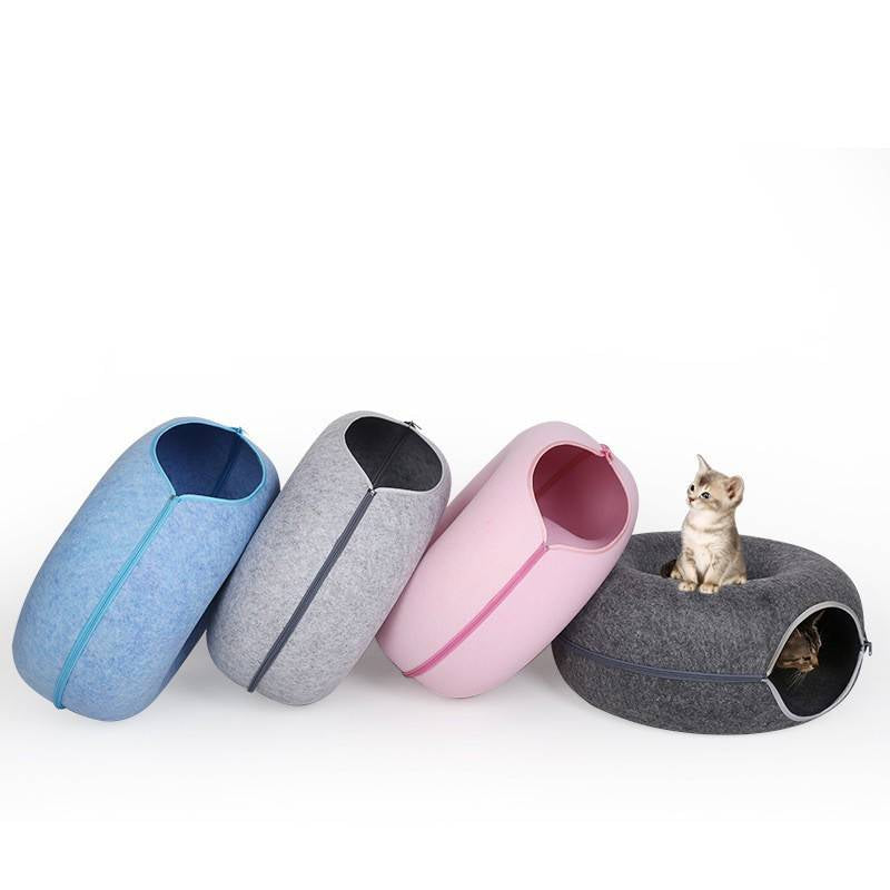 Felt Cat Tunnel Scratcher